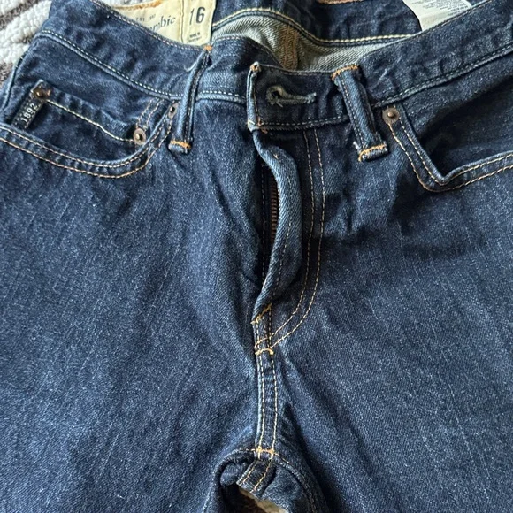 Abercrombie Kids Dark Blue Jeans - Picture 3 of 12